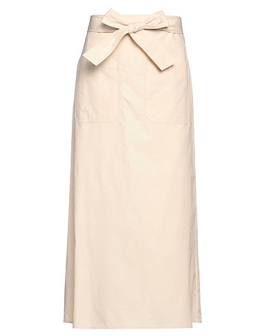 TOTEME Gonna midi Beige 100% Cotone