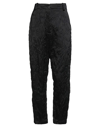 MASNADA Casual trouser Black 57% Acetate, 43% Wool