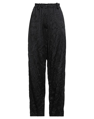 MASNADA Casual trouser Black 57% Acetate, 43% Wool