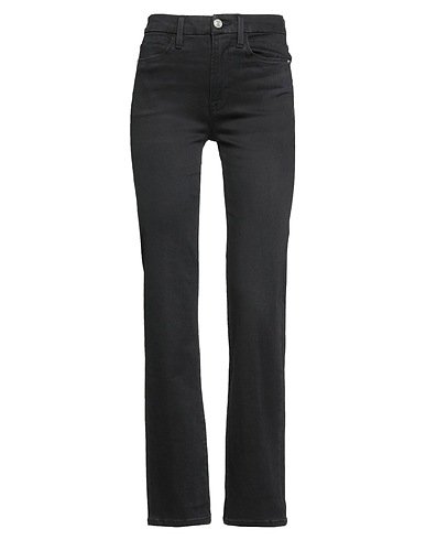 FRAME Denim trousers Black 78% Cotton, 14% Rayon, 6% Polyester, 2% Elastane