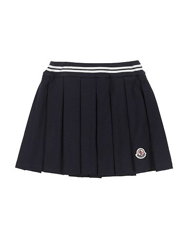 MONCLER Skirt Navy blue 97% Cotton, 3% Elastane