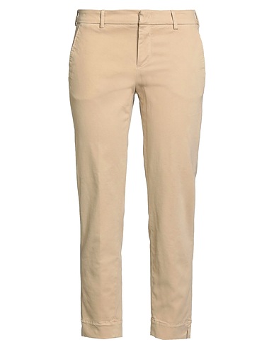 PT Torino Casual trouser Beige 69% Modal, 28% Cotton, 3% Elastane
