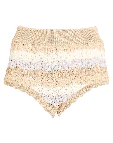 AKEP Shorts & Bermuda Beige 35% Cotton, 35% Acrylic, 20% Viscose, 10% Polyester