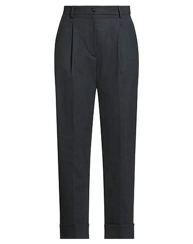 19.70 NINETEEN SEVENTY Casual trouser Charcoal 63% Polyester, 33% Viscose, 4% Elastane