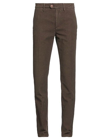 TELERIA ZED Pantalone Cioccolato 98% Cotone, 2% Elastan