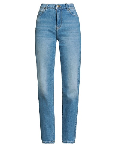 PINKO Denim trousers Blue 57% Cotton, 42% Lyocell, 1% Elastane