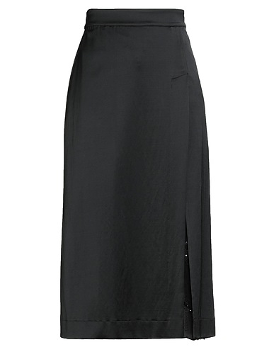 BARBA Napoli Midi skirt Black 100% Silk