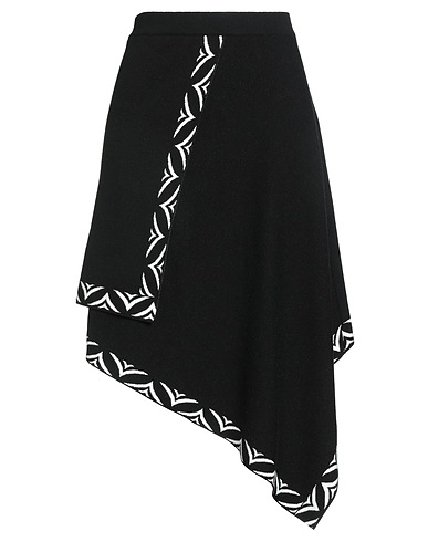AKEP Midi skirt Black 72% EcoVero™ viscose, 28% Polyester