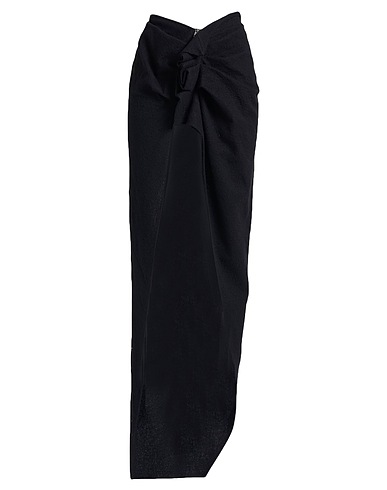 RICK OWENS Long skirt Black 100% Virgin Wool