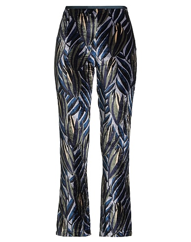 SIYU Casual trouser Navy blue 82% Viscose, 18% Silk