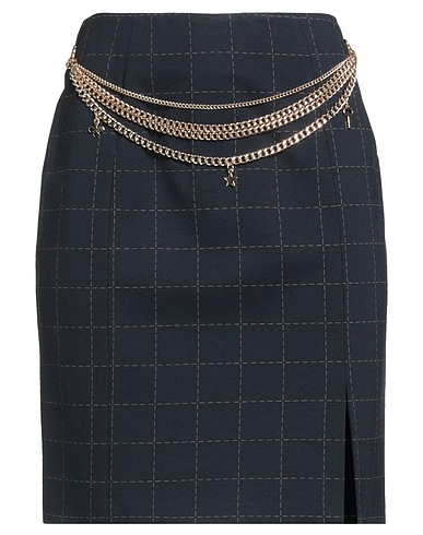 CRISTINAEFFE Mini skirt Midnight blue 64% Viscose, 31% Polyamide, 5% Elastane