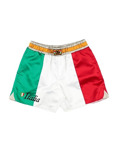 DOLCE&GABBANA Shorts & Bermuda BIANCO 100% Polyester, Viscose, Elastane
