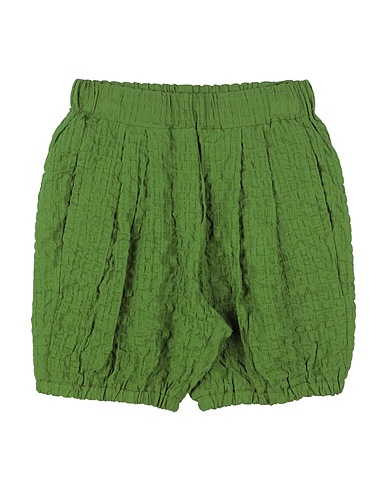CUCÙ LAB Shorts & Bermuda Green 98% Cotton, 2% Elastane