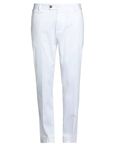 MESSAGERIE Pantalone PATRIZIO PISCAGLIA Bianco 97% Cotone, 3% Elastan