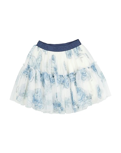 MONNALISA Skirt Light blue 100% Polyester, Polyamide
