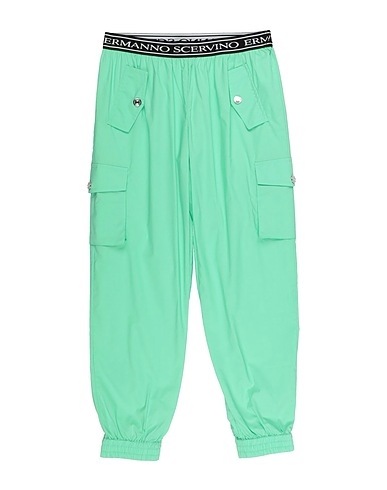 ERMANNO SCERVINO JUNIOR Casual trouser Light green 100% Cotton