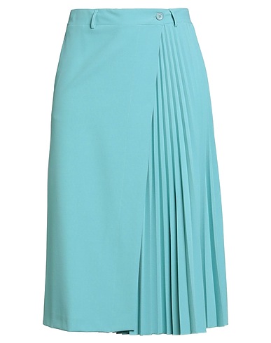 SEMICOUTURE Midi skirt Light blue 68% Polyester, 29% Viscose, 3% Elastane