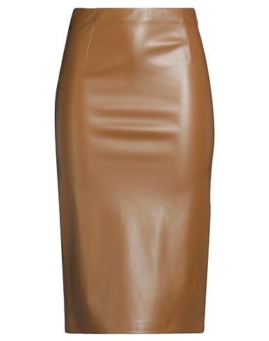 JUCCA Midi-Rock Hellbraun 100% Polyurethan, Polyester
