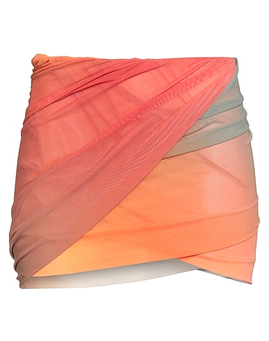 THE ATTICO Mini skirt Rust 94% Polyamide, 6% Elastane