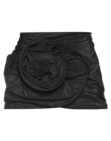 MAGDA BUTRYM Mini skirt Black 100% Silk