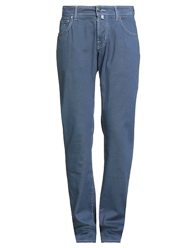 JACOB COHЁN Casual trouser Slate blue 98% Cotton, 2% Elastane