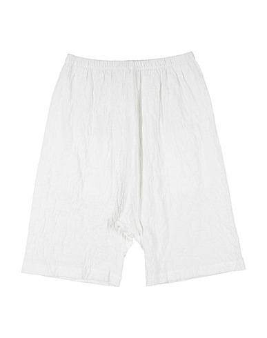 CUCÙ LAB Shorts & Bermuda White 99% Cotton, 1% Elastane
