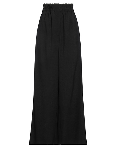 QUIRA Casual pants Black 100% Virgin Wool