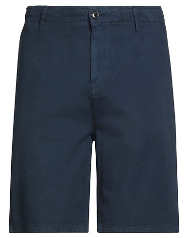 SCOTCH & SODA Shorts & Bermuda Navy blue 78% Cotton, 22% Linen