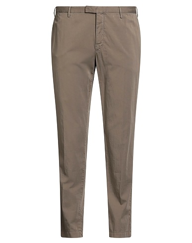 PT Torino Casual trouser Khaki 94% Cotton, 5% Silk, 1% Elastane