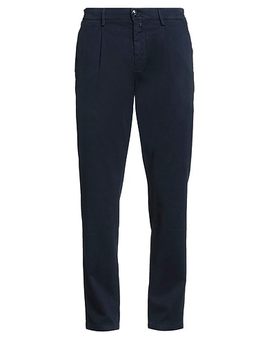 JACOB COHЁN Casual trouser Navy blue 69% Modal, 28% Cotton, 3% Elastane, Polyester