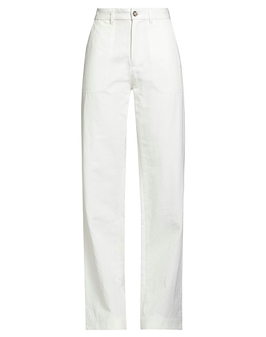 A.P.C. Pantalone Bianco 76% Cotone, 24% Lino