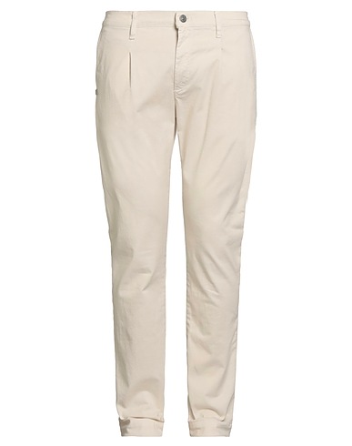 GREY DANIELE ALESSANDRINI Pantalone Panna 98% Cotone, 2% Elastan