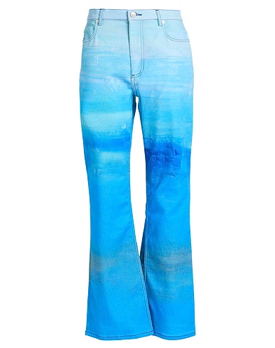 MARNI Denim pants Azure 97% Cotton, 3% Elastane