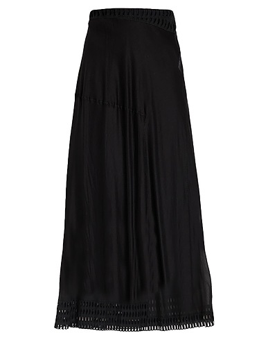 PHILOSOPHY di ALBERTA FERRETTI Maxi Skirts Black 100% Cotton