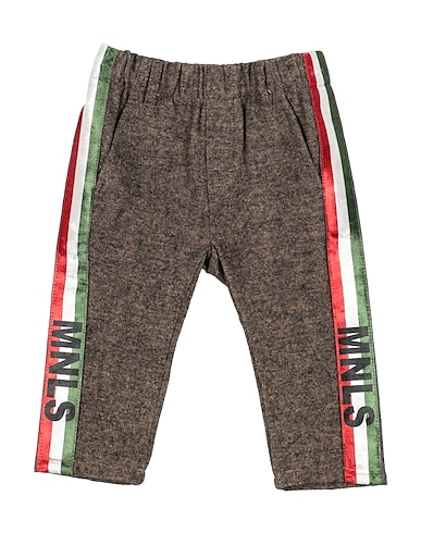 MONNALISA Casual trouser Charcoal 35% Cotton, 35% Wool, 15% Polyester, 10% Acrylic, 5% Other Fibres