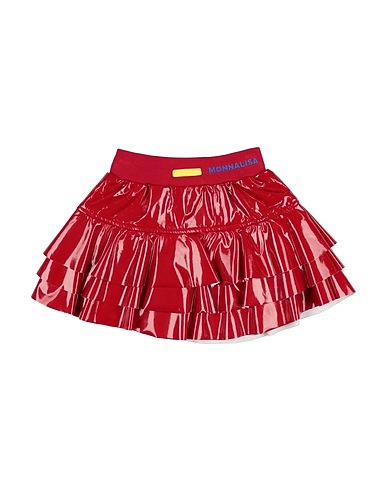 MONNALISA Skirt Red 60% Polyurethane, 40% Polyester, Cotton, Elastane