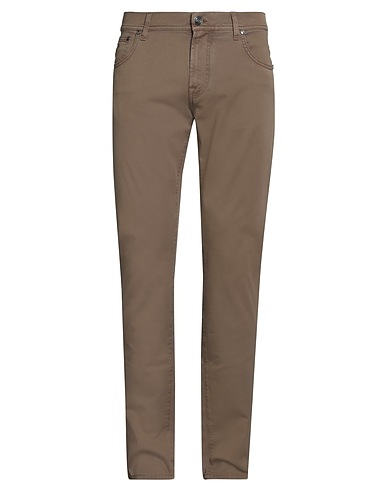 CORNELIANI ID Hosen Hellbraun 98% Baumwolle, 2% Elastan