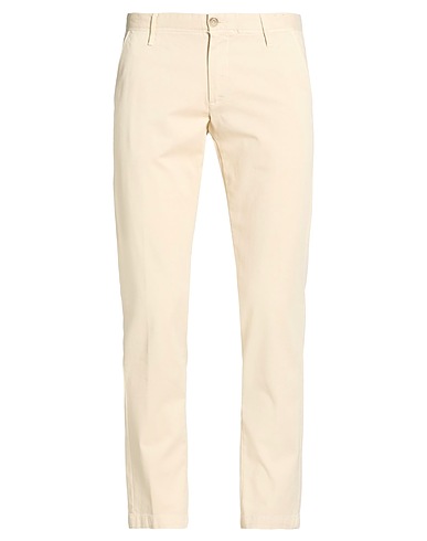 AT.P.CO Casual pants WARDROBE Cream 50% Cotton, 48% Tencel™, 2% Elastane