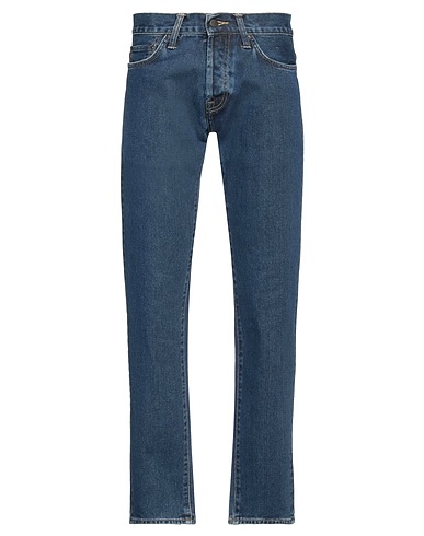 CARHARTT Denim trousers Blue 100% Organic cotton