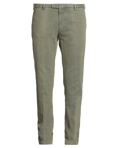 BOGLIOLI Casual trouser Sage green 98% Cotton, 2% Elastane