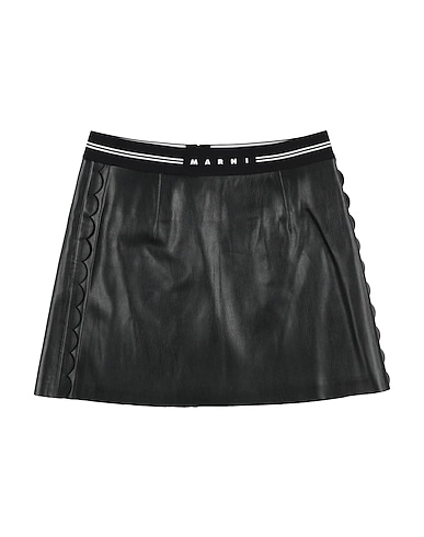 MARNI Skirt Black 100% Polyester, Polyurethane, Nylon, Rubber