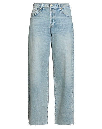 7 FOR ALL MANKIND Denim trousers Blue 99% Cotton, 1% Elastane