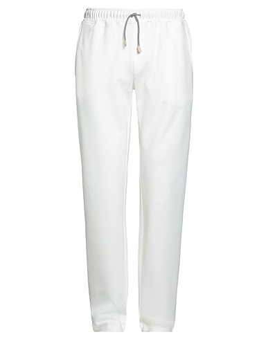 ELEVENTY Casual trouser White 63% Viscose, 32% Polyamide, 5% Elastane