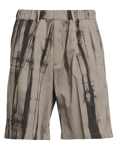 MESSAGERIE Shorts & Bermuda Khaki 98% Cotton, 2% Elastane