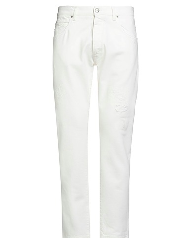 2 MEN Jeans Cremeweiß 100% Baumwolle