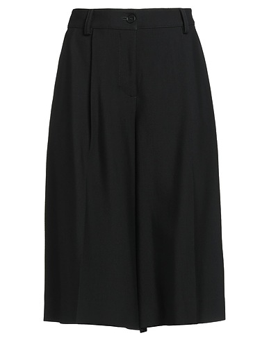 P.A.R.O.S.H. Shorts & Bermuda Black 97% Viscose, 3% Elastane