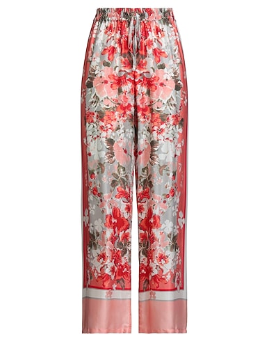 ERMANNO FIRENZE Casual trouser GRIGIO 100% Viscose