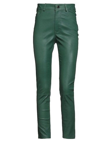 DESA 1972 Casual trouser Military green 100% Leather