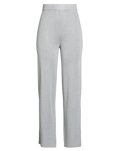 VILA Casual pants Silver 43% Acrylic, 43% Viscose, 14% Polyester