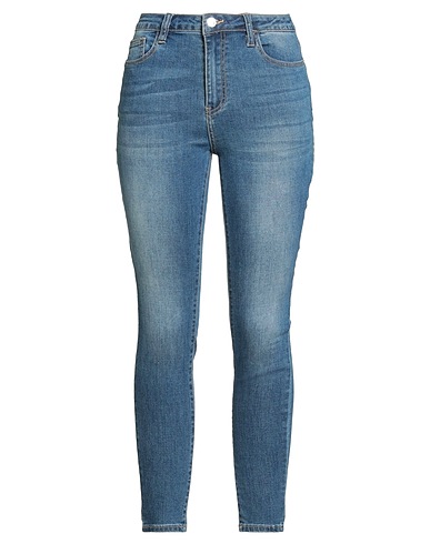 GOA GOA Denim trousers Blue 65% Cotton, 30% Polyester, 3% Viscose, 2% Elastane